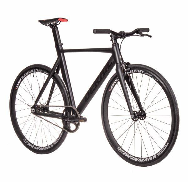 Bicicleta fixie derail QX negro LATERAL