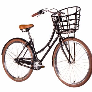 bicicleta urbana lmb D3.1 3v negra lateral