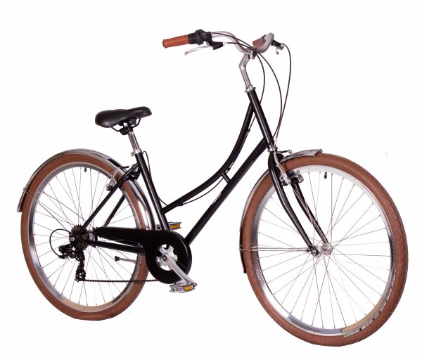 bicicleta urbana lmb c2.1 7v negra 2