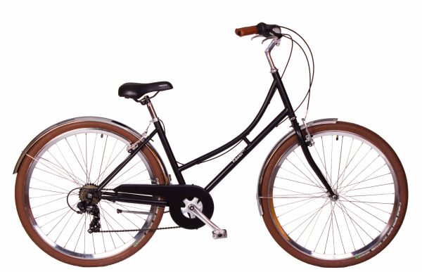 bicicleta urbana lmb c2.1 7v negra